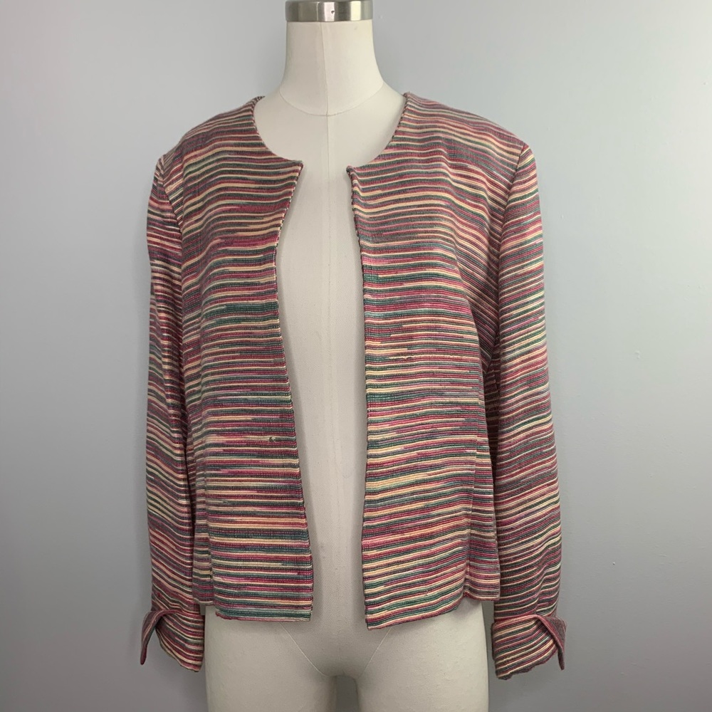 Tucano Open Blazer Jacket M Basket Weave